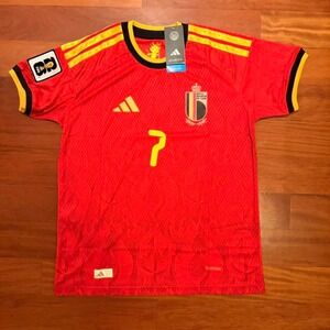 Belgium Home Jersey De Bruyne 7 Adidas FIFA World Cup 2026 Size M NWT